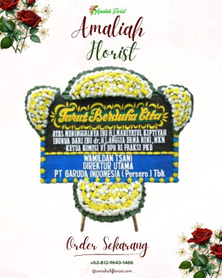 Papan Bunga Duka di Kotabumi