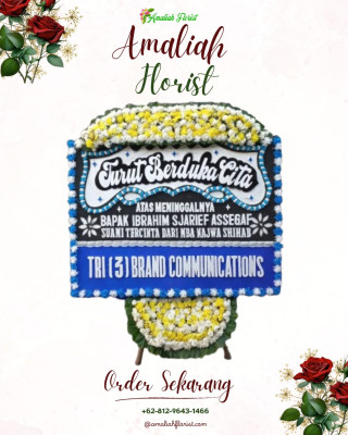 Papan Bunga Duka di Kotabumi