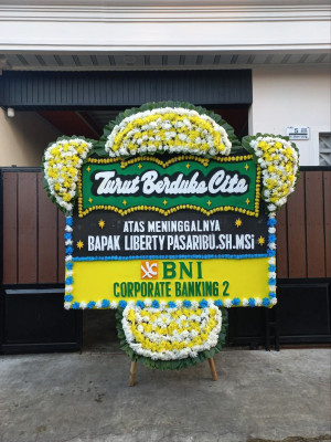 Papan Bunga Duka di Kotabumi