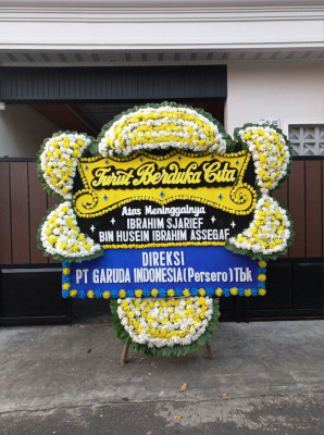 Papan Bunga Duka di Kotabumi